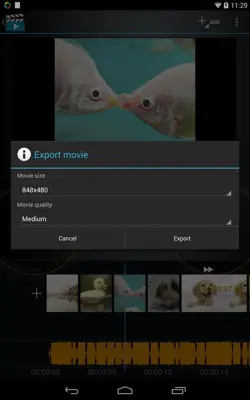 Movie Studio android App screenshot 1